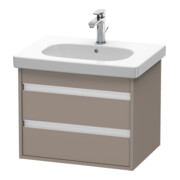 Duravit Meuble sous-lavabo Ketho 60x45,5 cm, blanc mat, 2 tiroirs, suspendu-1
