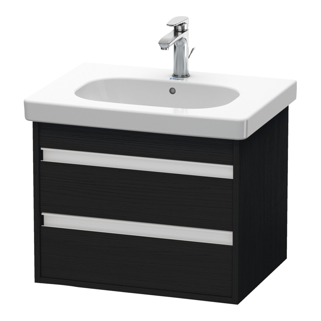 Duravit Meuble sous lavabo Ketho 60x45,5 cm, blanc œuf, 2 tiroirs, suspendu