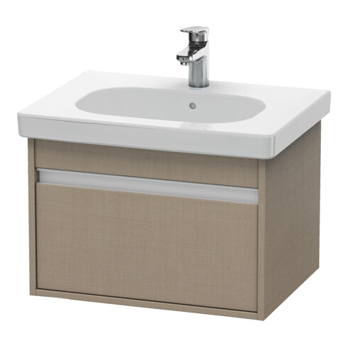 Duravit Meuble sous lavabo Ketho 60x45,5 cm, lin, 1 tiroir, suspendu