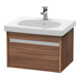 Duravit Meuble sous lavabo Ketho 60x45,5 cm, noyer naturel, 1 tiroir, suspendu-1