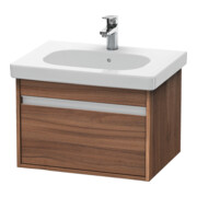 Duravit Meuble sous lavabo Ketho 60x45,5 cm, noyer naturel, 1 tiroir, suspendu-1