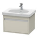 Duravit Meuble sous-lavabo Ketho 60x45,5 cm, taupe, 1 tiroir, suspendu-1