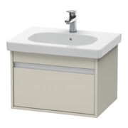Duravit Meuble sous-lavabo Ketho 60x45,5 cm, taupe, 1 tiroir, suspendu