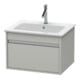 Duravit Meuble sous lavabo Ketho 60x47,5 cm, béton gris, 1 tiroir, suspendu-1