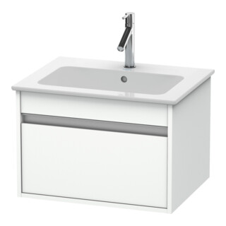 Duravit Meuble sous-lavabo Ketho 60x47,5 cm, blanc mat, 1 tiroir, suspendu