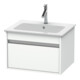 Duravit Meuble sous-lavabo Ketho 60x47,5 cm, blanc mat, 1 tiroir, suspendu-1