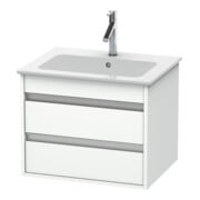 Duravit Meuble sous-lavabo Ketho 60x47,5 cm, blanc mat, 2 tiroirs, suspendu-1