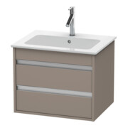 Duravit Meuble sous-lavabo Ketho 60x47,5 cm, blanc mat, 2 tiroirs, suspendu-1