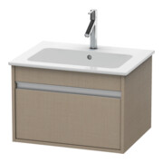 Duravit Meuble sous-lavabo Ketho 60x47,5 cm, lin, 1 tiroir, suspendu-1