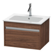 Duravit Meuble sous-lavabo Ketho 60x47,5 cm, noyer foncé, 1 tiroir, suspendu