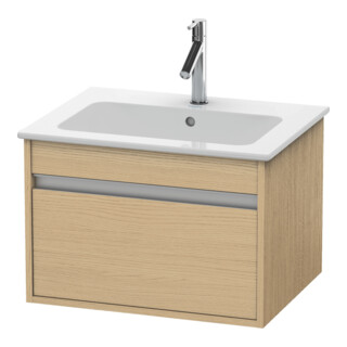 Duravit Meuble sous-lavabo Ketho 60x47,5 cm, œuf naturel, 1 tiroir, suspendu