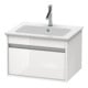 Duravit Meuble sous-lavabo Ketho 60x47,5 cm, œuf naturel, 1 tiroir, suspendu-3
