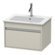 Duravit Meuble sous-lavabo Ketho 60x47,5 cm, taupe, 1 tiroir, suspendu-1