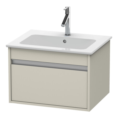 Duravit Meuble sous-lavabo Ketho 60x47,5 cm, taupe, 1 tiroir, suspendu