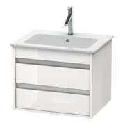 Duravit Meuble sous-lavabo Ketho 60x47,5 cm, Taupe, 2 tiroirs, suspendu-2