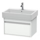 Duravit Meuble sous lavabo Ketho 65x44 cm, blanc mat, 1 tiroir, suspendu-1