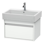 Duravit Meuble sous lavabo Ketho 65x44 cm, blanc mat, 1 tiroir, suspendu-1