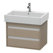 Duravit Meuble sous-lavabo Ketho 65x44 cm, blanc mat, 2 tiroirs, suspendu-1