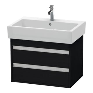 Duravit Meuble sous-lavabo Ketho 65x44 cm, blanc œuf, 2 tiroirs, suspendu
