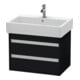 Duravit Meuble sous-lavabo Ketho 65x44 cm, blanc œuf, 2 tiroirs, suspendu-1