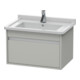 Duravit Meuble sous-lavabo Ketho 65x45,5 cm, béton gris, 1 tiroir, suspendu-1