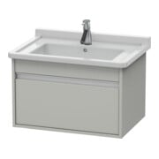 Duravit Meuble sous-lavabo Ketho 65x45,5 cm, béton gris, 1 tiroir, suspendu-1