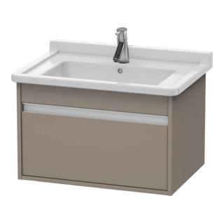 Duravit Meuble sous-lavabo Ketho 65x45,5 cm, blanc mat, 1 tiroir, suspendu