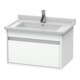 Duravit Meuble sous-lavabo Ketho 65x45,5 cm, blanc mat, 1 tiroir, suspendu-1
