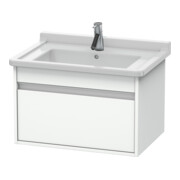 Duravit Meuble sous-lavabo Ketho 65x45,5 cm, blanc mat, 1 tiroir, suspendu