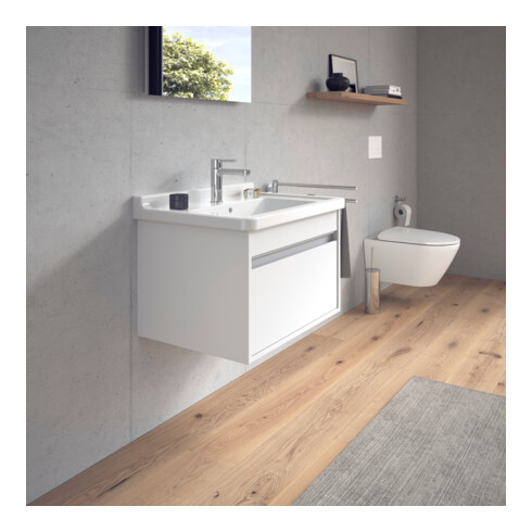 Duravit Meuble sous-lavabo Ketho 65x45,5 cm, blanc mat, 1 tiroir, suspendu