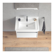 Duravit Meuble sous-lavabo Ketho 65x45,5 cm, blanc mat, 1 tiroir, suspendu-5
