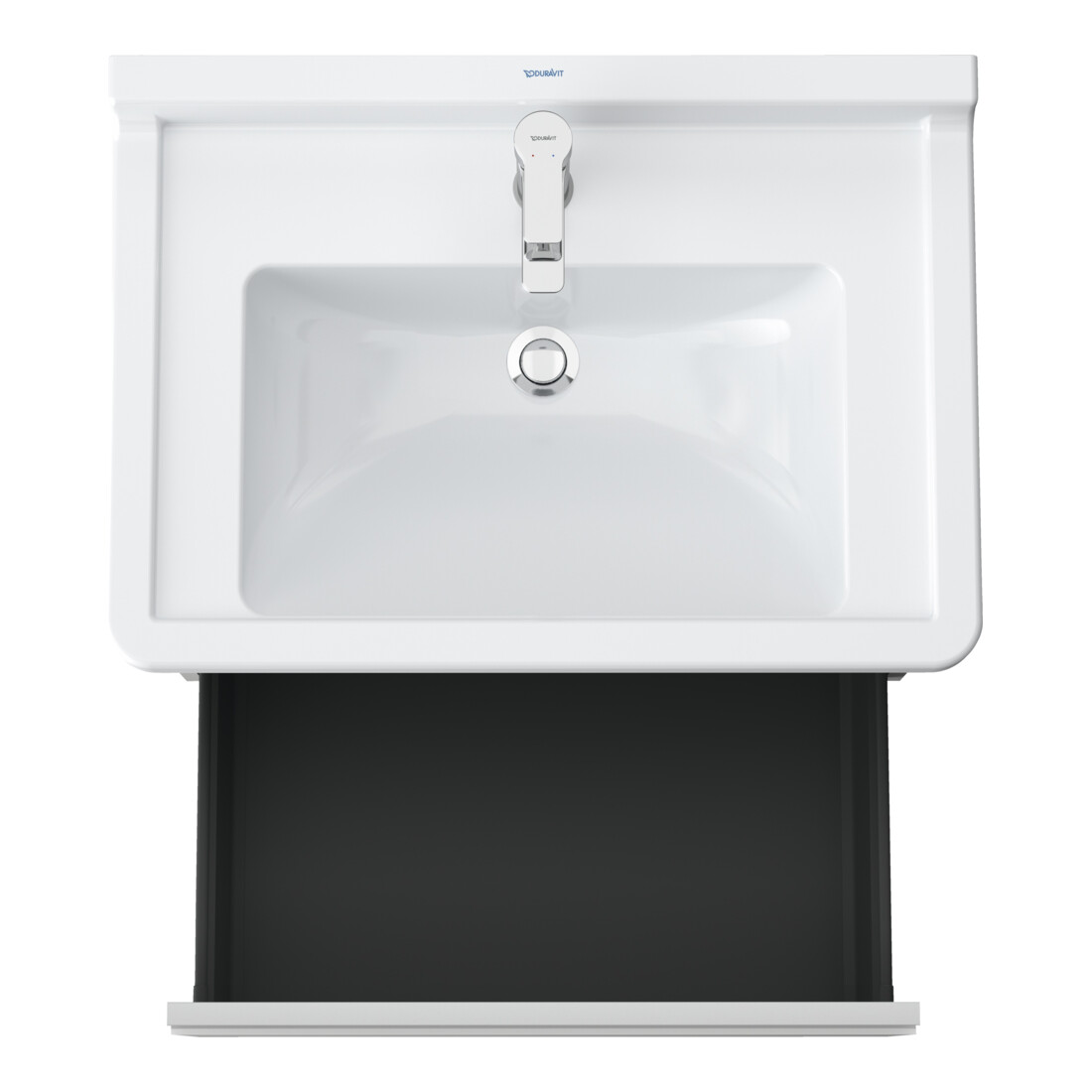 Duravit Meuble sous-lavabo Ketho 65x45,5 cm, blanc mat, 1 tiroir, suspendu