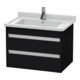 Duravit Meuble sous lavabo Ketho 65x45,5 cm, blanc œuf, 2 tiroirs, suspendu-1
