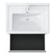 Duravit Meuble sous lavabo Ketho 65x45,5 cm, graphite mat, 1 tiroir, suspendu