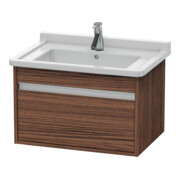 Duravit Meuble sous lavabo Ketho 65x45,5 cm, noyer foncé, 1 tiroir, suspendu-1