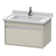 Duravit Meuble sous-lavabo Ketho 65x45,5 cm, taupe, 1 tiroir, suspendu-1