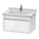 Duravit Meuble sous-lavabo Ketho 65x45,5 cm, taupe, 1 tiroir, suspendu-5