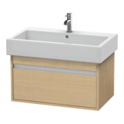 Duravit Meuble sous lavabo Ketho 75x44 cm, blanc naturel, 1 tiroir, suspendu