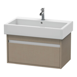 Duravit Meuble sous lavabo Ketho 75x44 cm, lin, 1 tiroir, suspendu