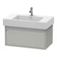 Duravit Meuble sous lavabo Ketho 80x45,5 cm, béton gris, 1 tiroir, suspendu-1