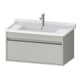 Duravit Meuble sous-lavabo Ketho 80x45,5 cm, béton gris, 1 tiroir, suspendu-1