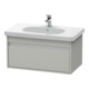 Duravit Meuble sous-lavabo Ketho 80x45,5 cm, béton gris, 1 tiroir, suspendu-1