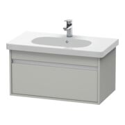 Duravit Meuble sous-lavabo Ketho 80x45,5 cm, béton gris, 1 tiroir, suspendu-1