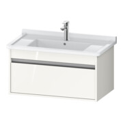 Duravit Meuble sous-lavabo Ketho 80x45,5 cm, blanc brillant, 1 tiroir, suspendu-1