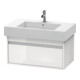 Duravit Meuble sous lavabo Ketho 80x45,5 cm, blanc brillant, 1 tiroir, suspendu-1