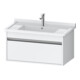 Duravit Meuble sous lavabo Ketho 80x45,5 cm, blanc mat, 1 tiroir, suspendu-1