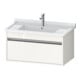 Duravit Meuble sous-lavabo Ketho 80x45,5 cm, blanc œuf, 1 tiroir, suspendu-2