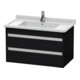 Duravit Meuble sous lavabo Ketho 80x45,5 cm, blanc œuf, 2 tiroirs, suspendu-1
