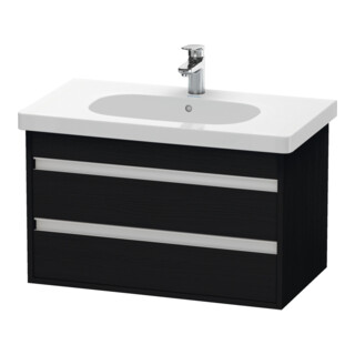 Duravit Meuble sous-lavabo Ketho 80x45,5 cm, blanc œuf, 2 tiroirs, suspendu