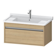 Duravit Meuble sous-lavabo Ketho 80x45,5 cm, Chêne Naturel, 1 tiroir, suspendu